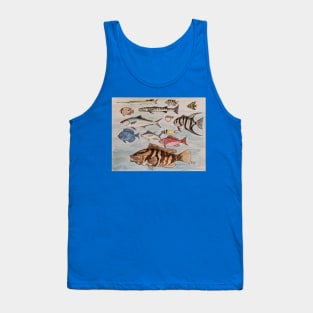 Saltwater Fish of the Sea Tank Top